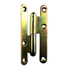 QCL Paumelle De Porte, Meuble Et Fenêtre-Paumelle droite bronze 140 x 60 mm