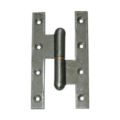 Faure Et Fils Paumelle FF GE bouts carrés noeuds ronds - FAURE Argent 160 x 90 mm Droite
