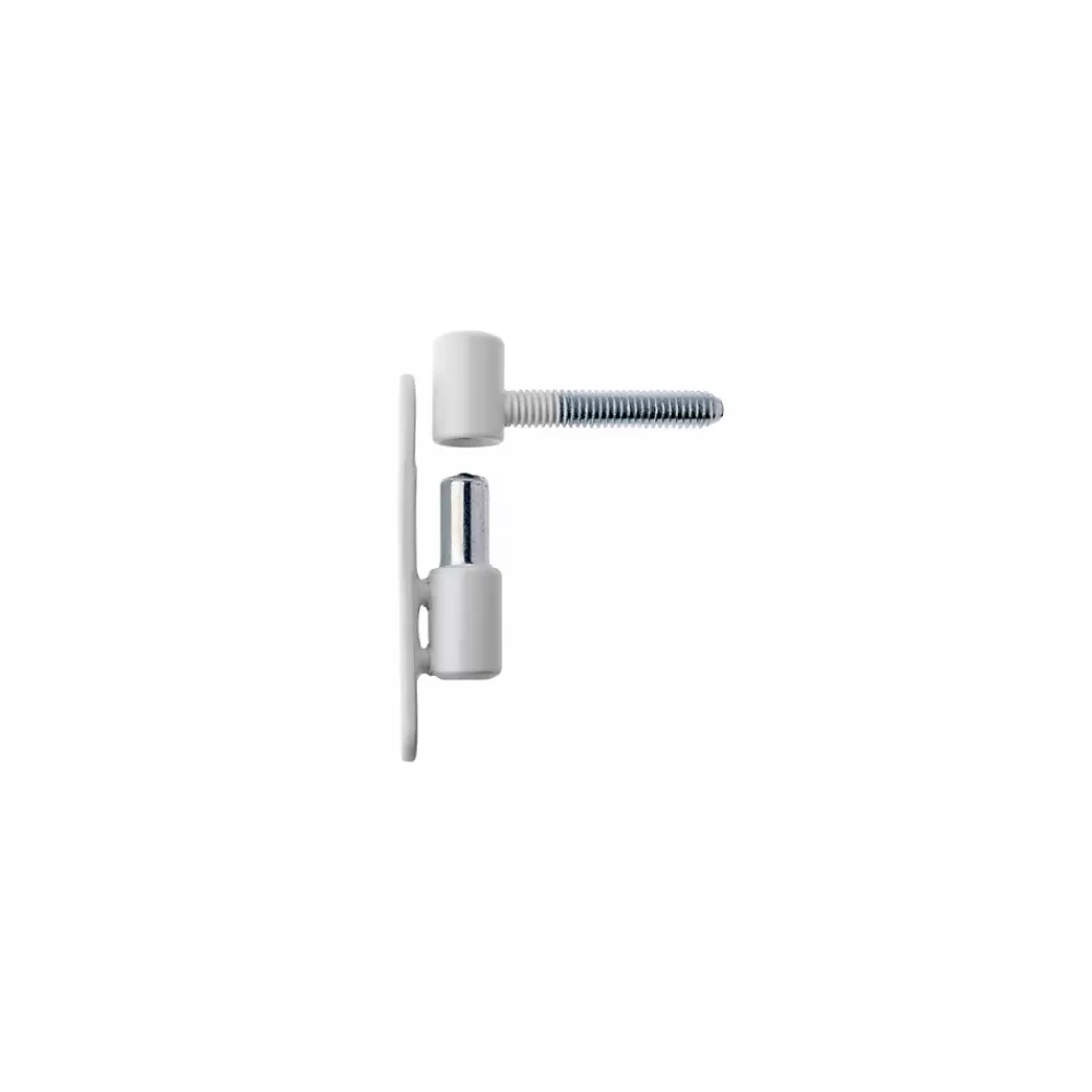 Monin Paumelle fiche diamètre 13mm hauteur 68mm époxy blanc - - 654000