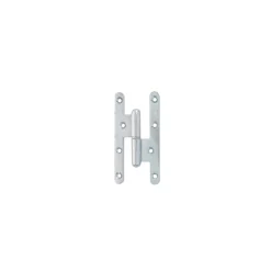 Torbel Paumelle menuiserie bois droite bouts ronds - Argent 60 Gauche