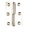 QCL Paumelle nickelée 50 x 30 mm droite vendue par 2