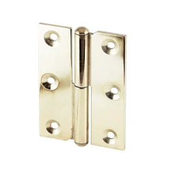 QCL Paumelle De Porte, Meuble Et Fenêtre-Paumelle nickelée 30 x 40 mm droite vendue par 2