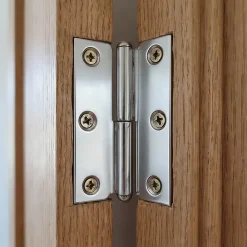 QCL Paumelle De Porte, Meuble Et Fenêtre-Paumelle nickelée 30 x 40 mm droite vendue par 2