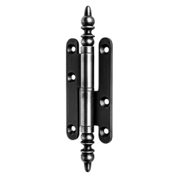 QCL Paumelle à vase acier vieux fer Diall 80 x 45 mm droite