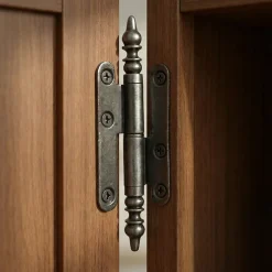 QCL Paumelle De Porte, Meuble Et Fenêtre-Paumelle à vase acier vieux fer Diall 110 x 55 mm gauche