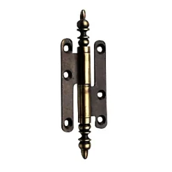 QCL Paumelle De Porte, Meuble Et Fenêtre-Paumelle à vase acier vieux laiton Diall 110 x 55 mm droite