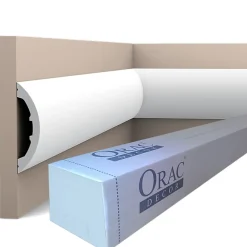 Orac Decor P3070 Cimaise murale - 12,5x3x200cm (h x p x L) - Pack 2 pièces