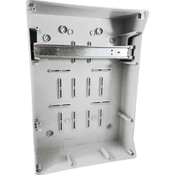 Ide Tableau Électrique Pré-Équipé-Pcsn12pt - Coffret Pour Prise étanche Ip65 - Prédécoupage 6 Prises - 1 Rangée De 12 Modules - Star