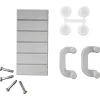 Ide Pcsn6pt - Coffret Pour Prise étanche Ip65 - Prédécoupage 2 Prises - 1 Rangée De 6 Modules - Star