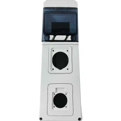 Ide Pcsn6pt - Coffret Pour Prise étanche Ip65 - Prédécoupage 2 Prises - 1 Rangée De 6 Modules - Star