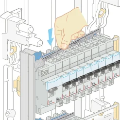 Legrand Peigne horizontal 13 modules réversibles Ph/N