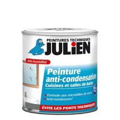 Julien Etanchéité Du Mur Intérieur-Peinture anti condensation cuisines et salles de bains mat blanc mat 2,5L
