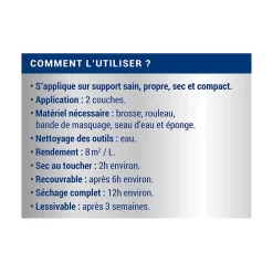 Ripolin Peinture anti-condensation intérieur mat blanc L