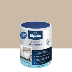 Ripolin Etanchéité Du Mur Intérieur-Peinture anti-humidité intérieur satin lin 0,75L