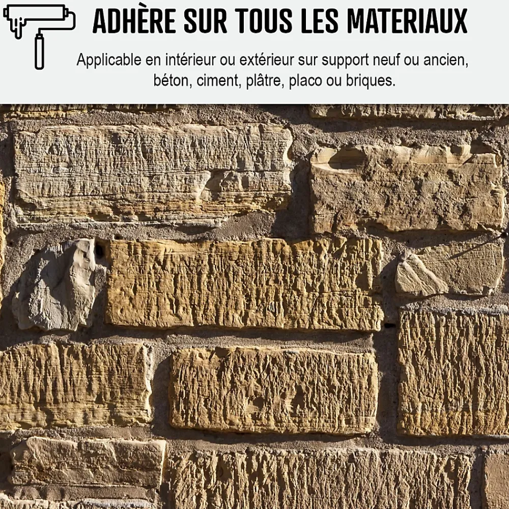 Arcane Industries Etanchéité Du Mur Intérieur-Peinture anti humidité mur humide salle de bain - ARCASCREEN - 2.5 L (jusqu'à 10 m²) -