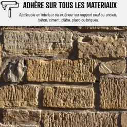 Arcane Industries Etanchéité Du Mur Intérieur-Peinture anti humidité mur humide salle de bain - ARCASCREEN - 0.75 L (jusqu'à 3 m²) -