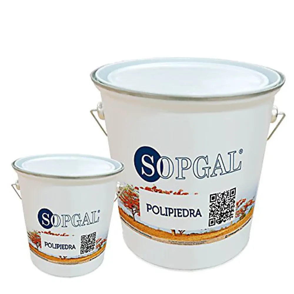 Sopgal Peinture effet pierre . Revêtement imperméable extérieur avec finition pierre naturelle