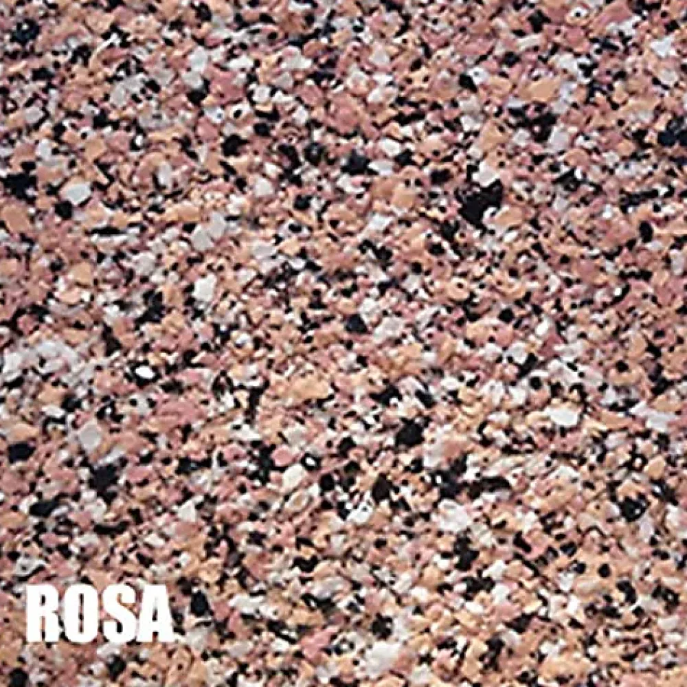 Sopgal Peinture effet pierre (5+1 kg - Rose). Revêtement imperméable extérieur avec finition pierre naturelle