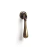 Niubo Poignée De Meuble-Pendule en zamak avec finition en cuir, dimensions: 13x65x15mm, inserts: 13mm-