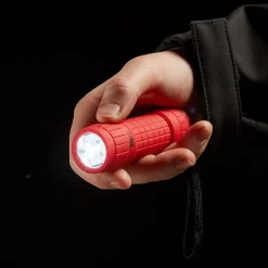 Diall Lampe Torche-Petite lampe torche LED caoutchoutée rouge 27 lumens