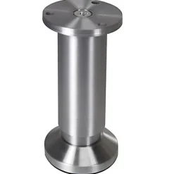 Diall Pied ajustable ø38 x 150-168 mm aluminium mat