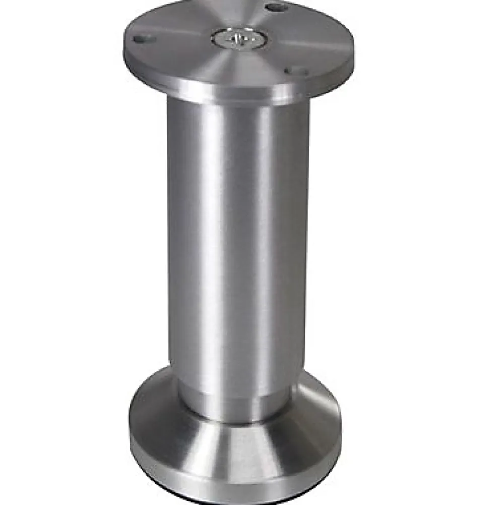 Diall Pied ajustable ø38 x 150-168 mm aluminium mat