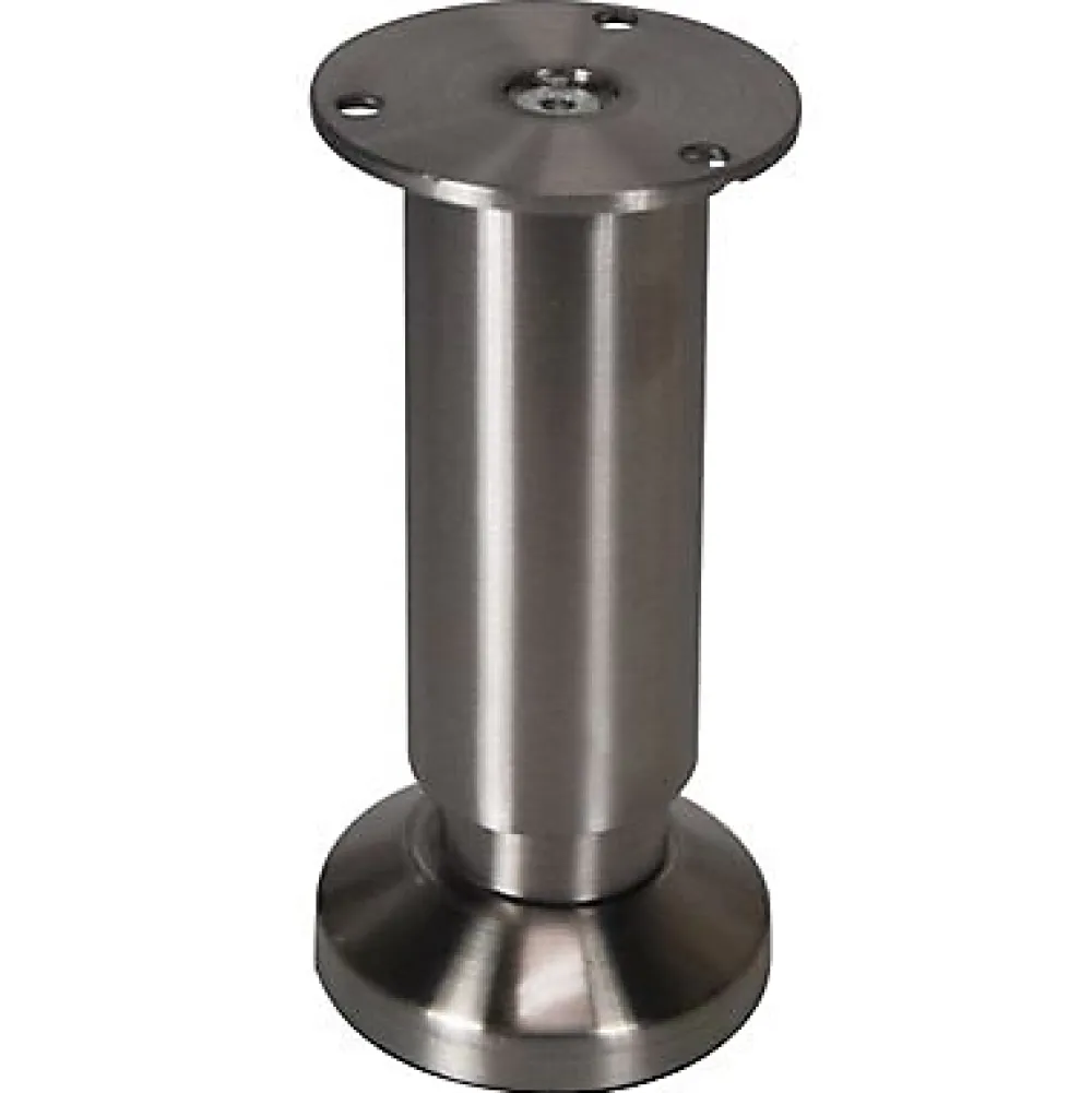 Diall Pied ajustable ø38 x 120-138 mm aluminium