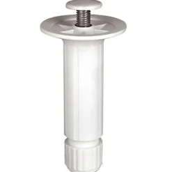 Pied De Meuble-Pied de caisson plastique ø28x Hauteur 120 mm blanc à vis