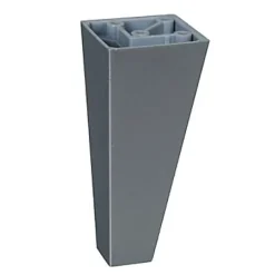 Evoludis Pied De Meuble-Pied de canapé gris alu H. 100 x 45x45 cm
