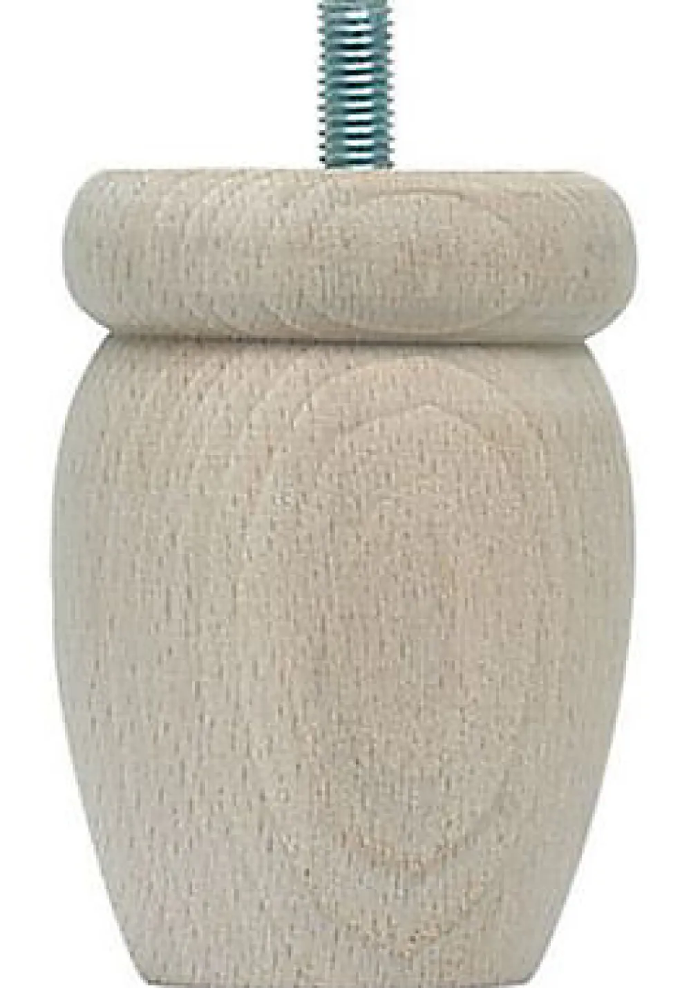 Bar plus Pied de lit boule H. 80 mm x ø58 mm brut