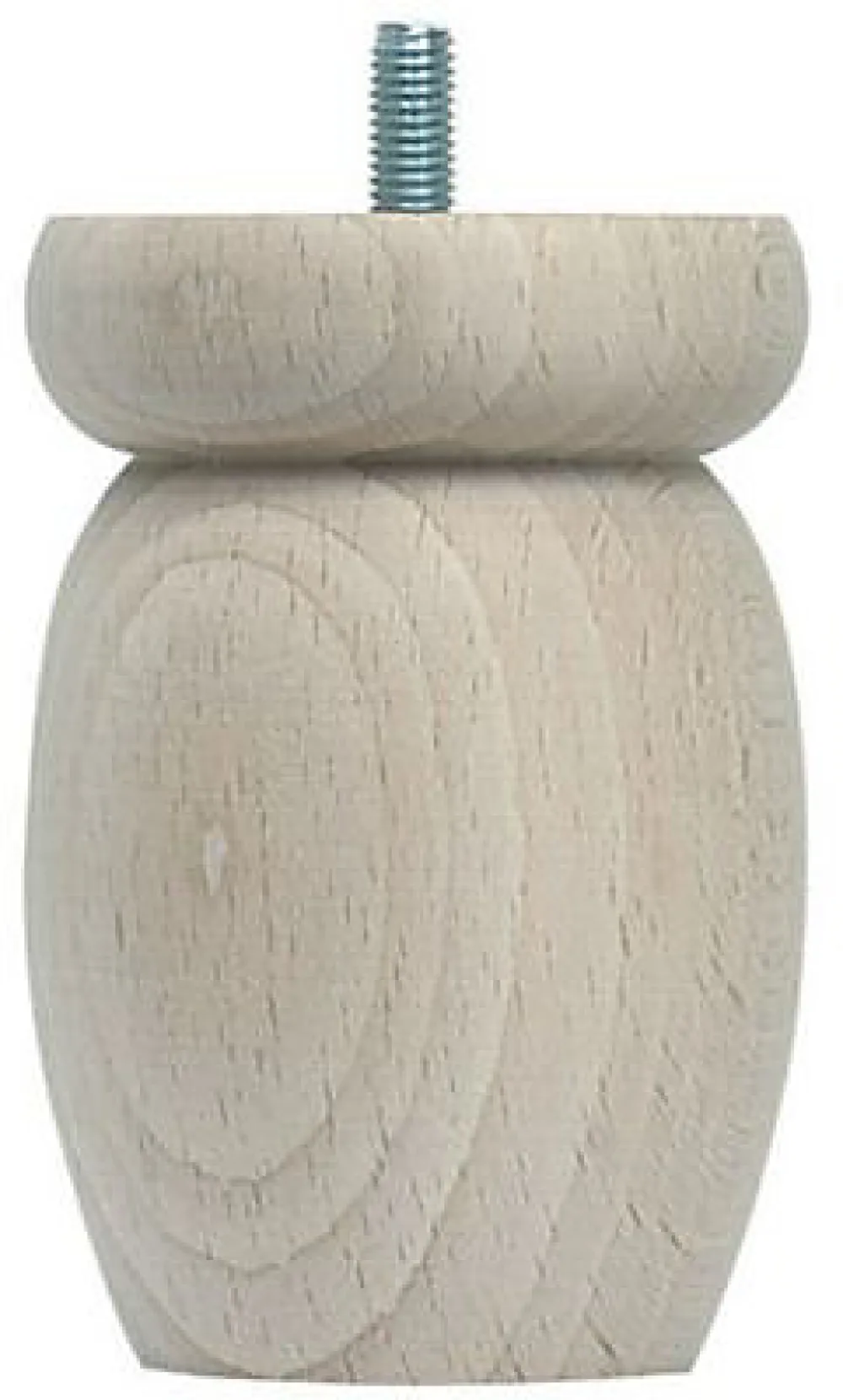 Bar plus Pied De Meuble-Pied de lit boule H. 100 mm x ø68 mm brut