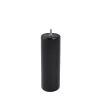 Bar plus Pied de lit cylindrique en hêtre noir H. 20 x Ø6,8 cm