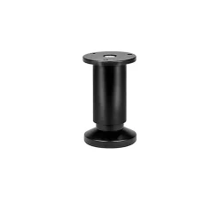 Bar plus Pied de lit réglable en aluminium noir H. 10 / 11,5 x L. 5,8 cm