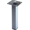 Diall Pied de meuble gris 25 x 25 x H. 100 mm