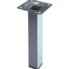 Diall Pied De Meuble-Pied de meuble gris 25 x 25 x H. 150 mm