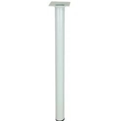 Diall Pied de meuble H. 200 mm x ø 30 mm blanc