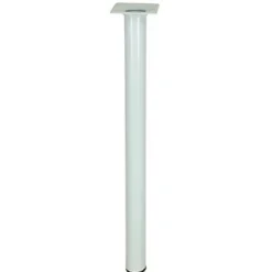 Diall Pied De Meuble-Pied de meuble H. 100 mm x ø 30 mm blanc