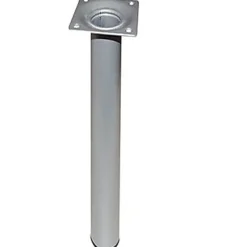 Diall Pied De Meuble-Pied de meuble H. 100 mm x ø 30 mm gris