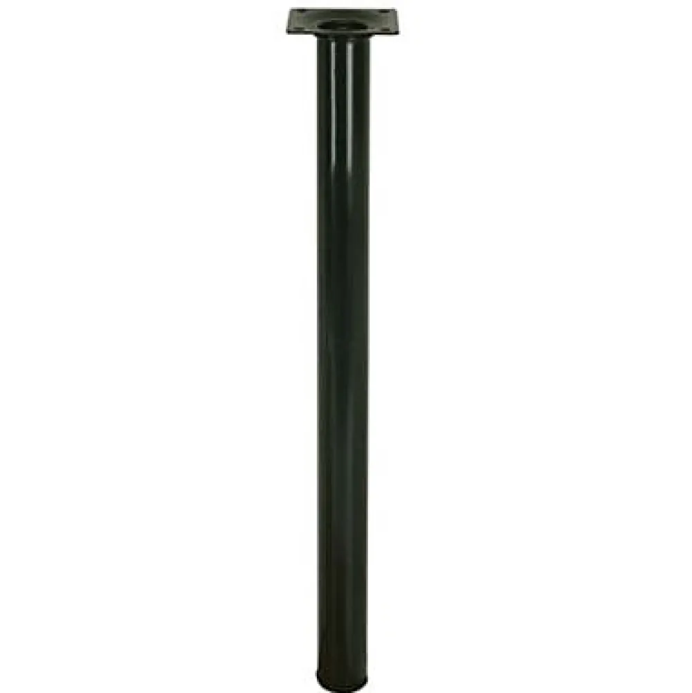 Diall Pied De Meuble-Pied de meuble H. 200 mm x ø 30 mm noir