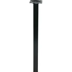 Diall Pied de meuble noir 25 x 25 x H. 100 mm