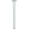 Diall Pied De Meuble-Pied de table ø3 x H. 80 cm blanc