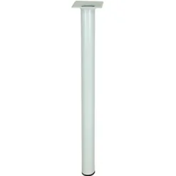 Diall Pied De Meuble-Pied de table ø30 x H. 350 mm blanc