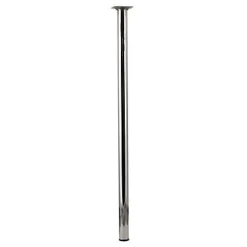 Diall Pied De Meuble-Pied de table ø30 x H. 700 mm chrome
