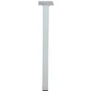 Diall Pied de table 25 x 25 x H. 350 mm blanc