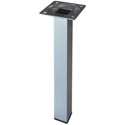 Diall Pied De Meuble-Pied de table 25 x 25 x H. 250 mm gris