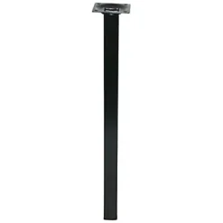 Diall Pied De Meuble-Pied de table 25 x 25 x H. 800 mm noir