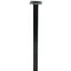 Diall Pied de table 25 x 25 x H. 350 mm noir