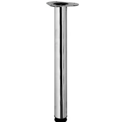 Diall Pied De Meuble-Pied de table réglable ø76 x H. 1100 mm chrome