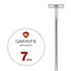 Renz Pied De Boîte Aux Lettres-Pied elliptique Aluminium brut