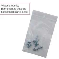 Renz Pied De Boîte Aux Lettres-Pied elliptique Ivoire brillant RAL 1015B